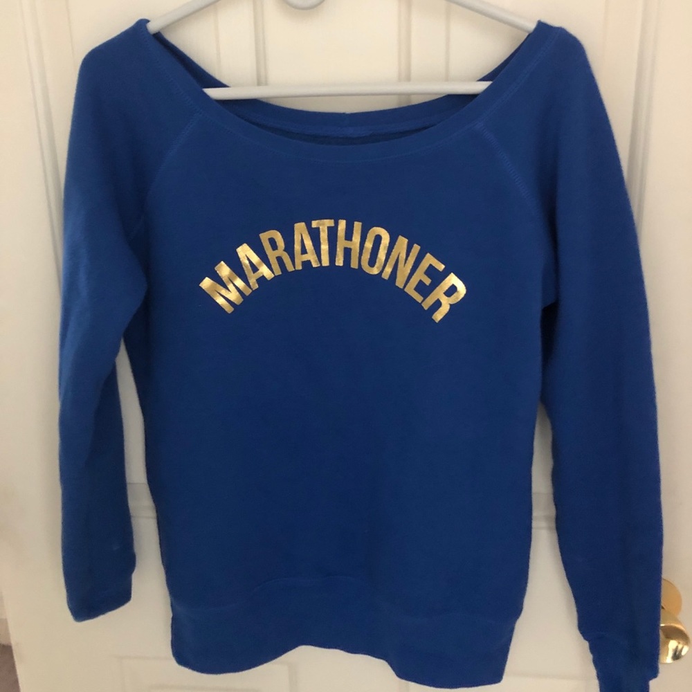 Sarah Marie Design Studio Marathoner sweatshirt size small, Boston